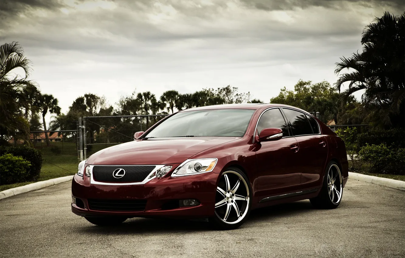Photo wallpaper clouds, drives, Lexus, styling, Lexus GS