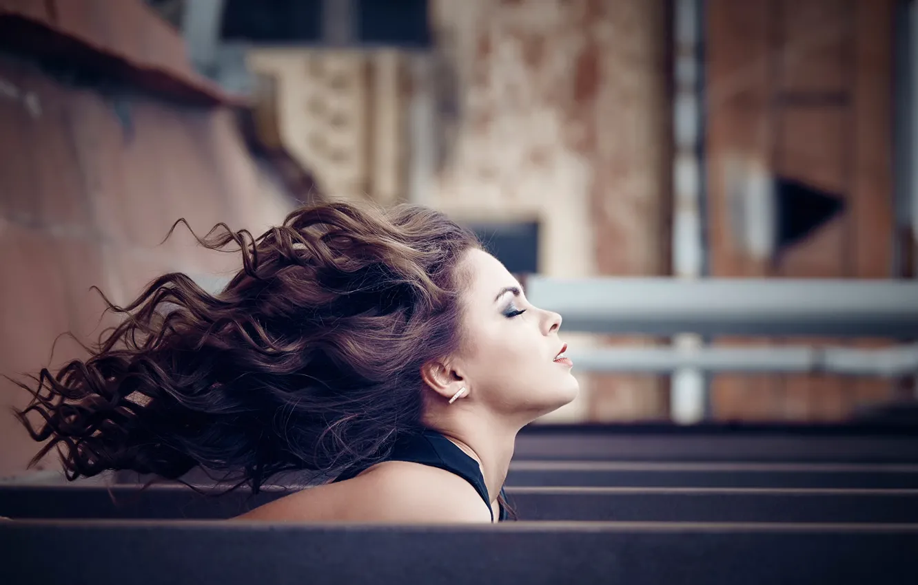 Photo wallpaper girl, dream, hair, height, Maximus, Lenovo To Alyon