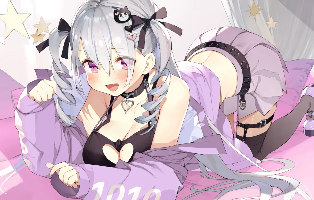 Photo wallpaper girl, Virtual youtuber, Melty+, Hourei Tenten