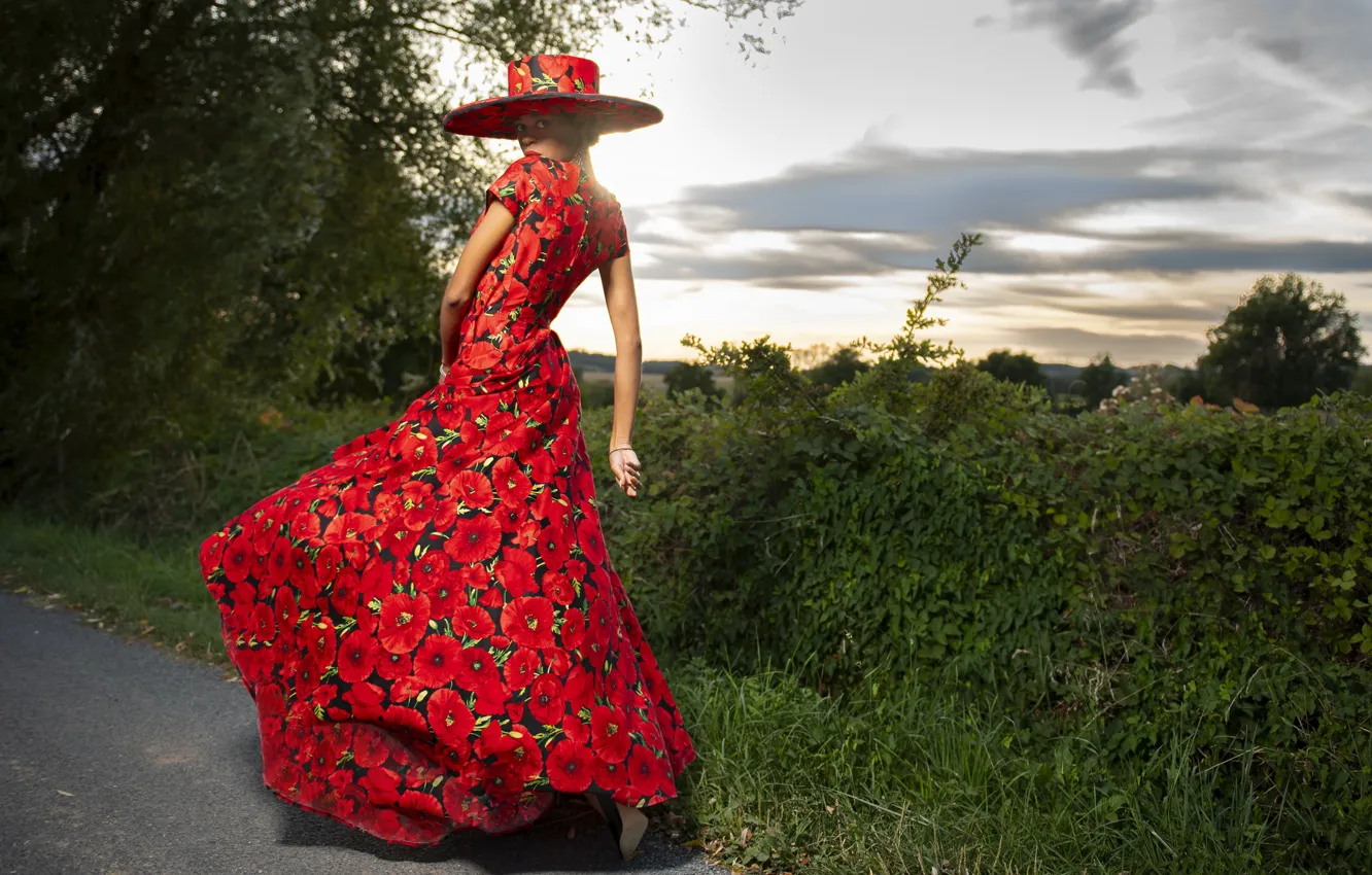 Photo wallpaper girl, style, Lizy