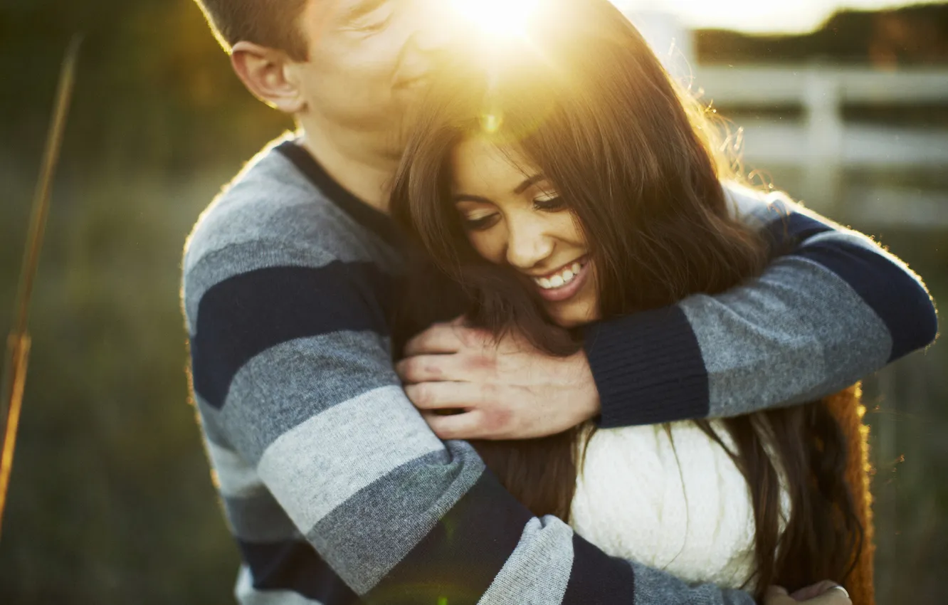 Photo wallpaper girl, pair, guy, Jim