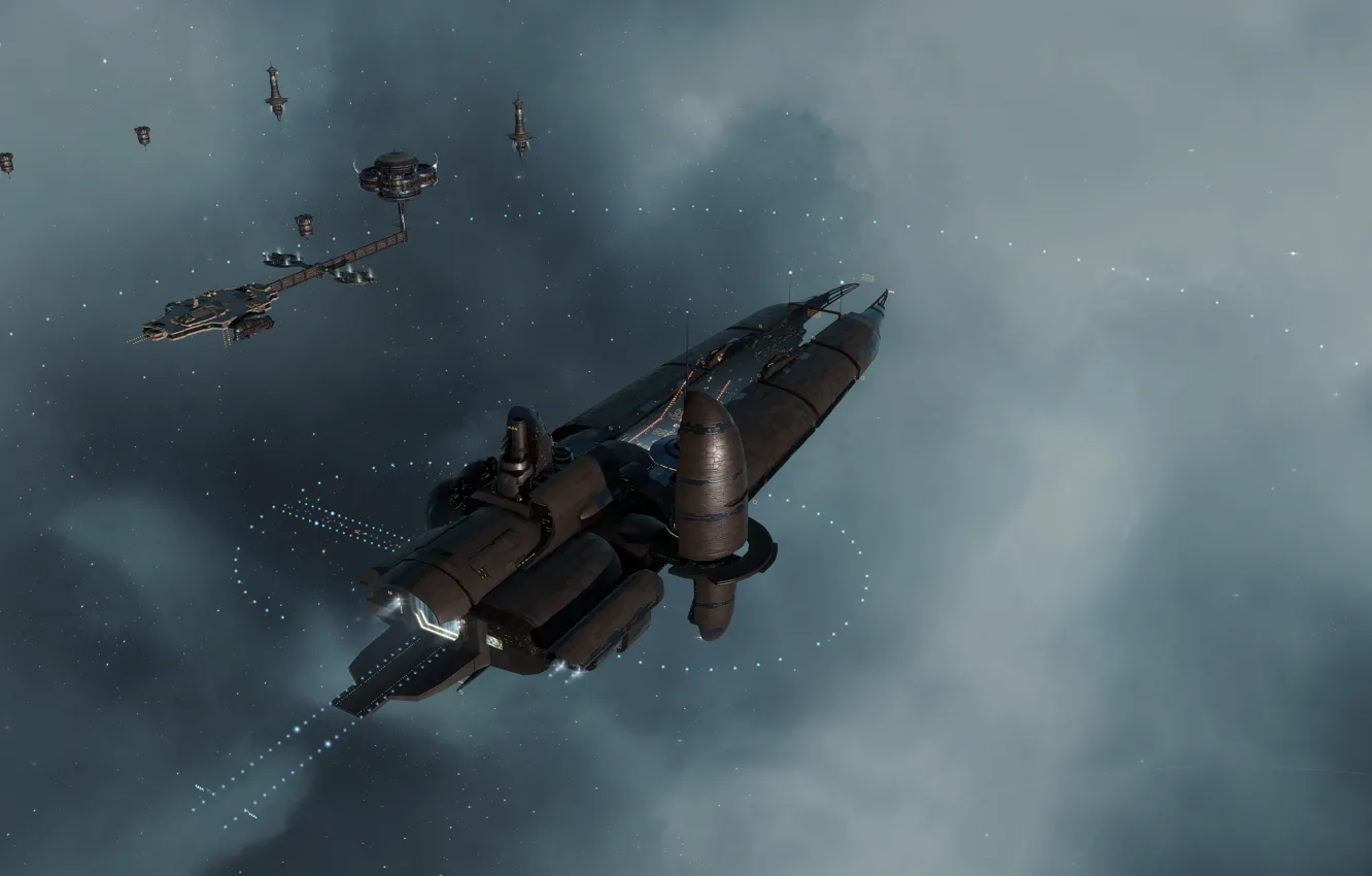 Photo wallpaper space, eve online, starbase