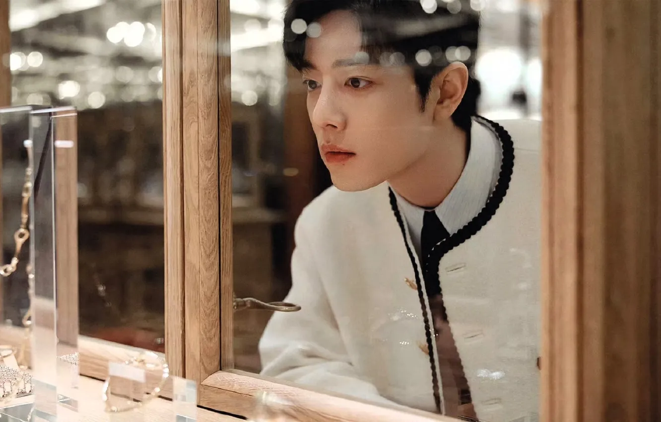 Photo wallpaper decoration, model, China, actor, jacket, shop, singer, showcase