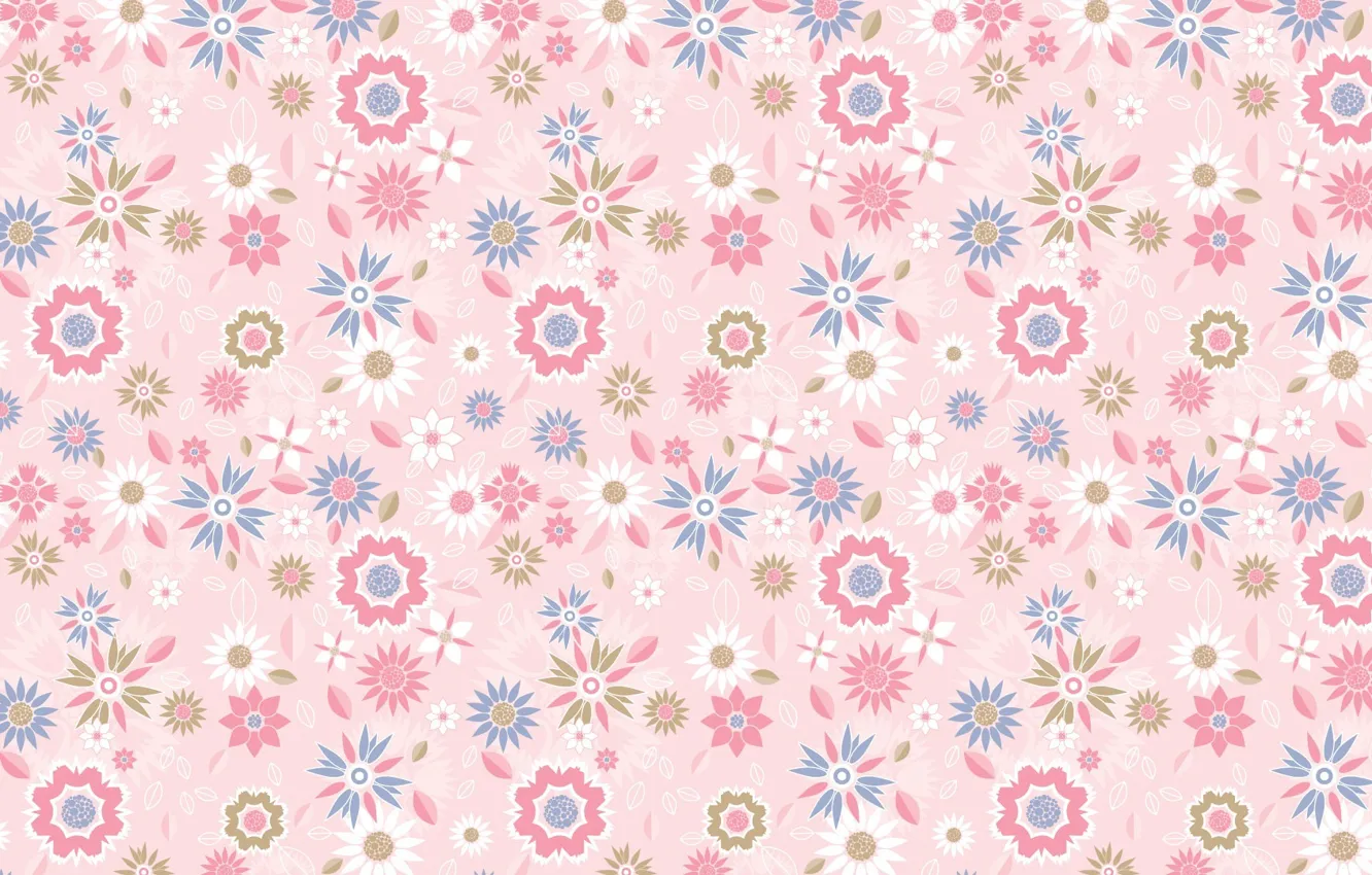 Photo wallpaper flowers, background, texture, art