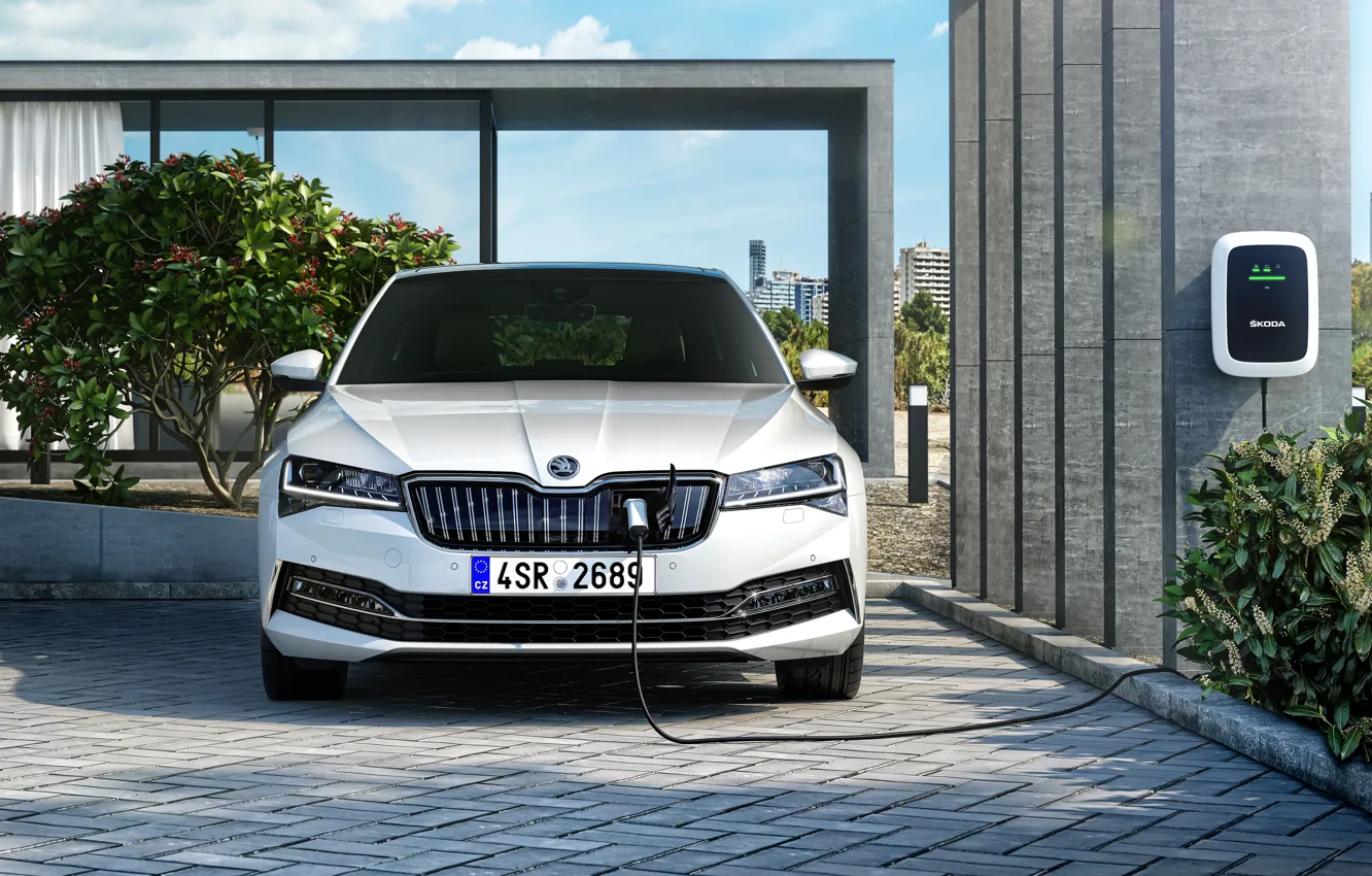 Photo wallpaper Skoda, Superb, 2019, Superb iV