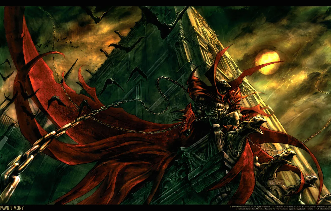 Photo wallpaper red, cloak, spawn