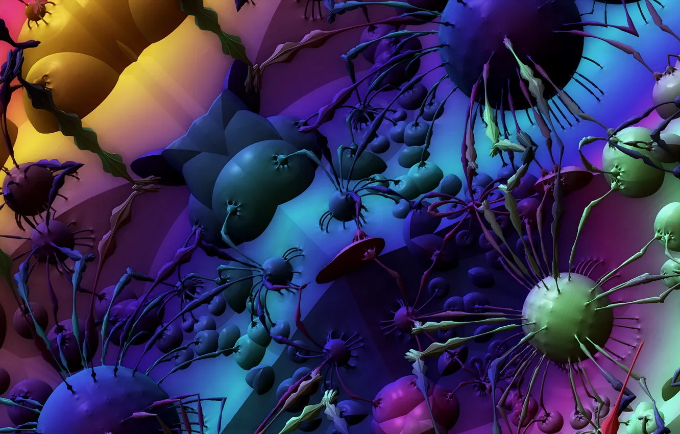 Photo wallpaper abstraction, color, form