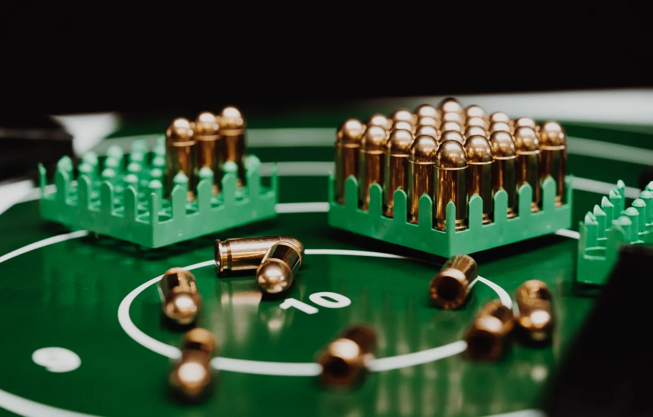 Photo wallpaper bullets, box, ammunition