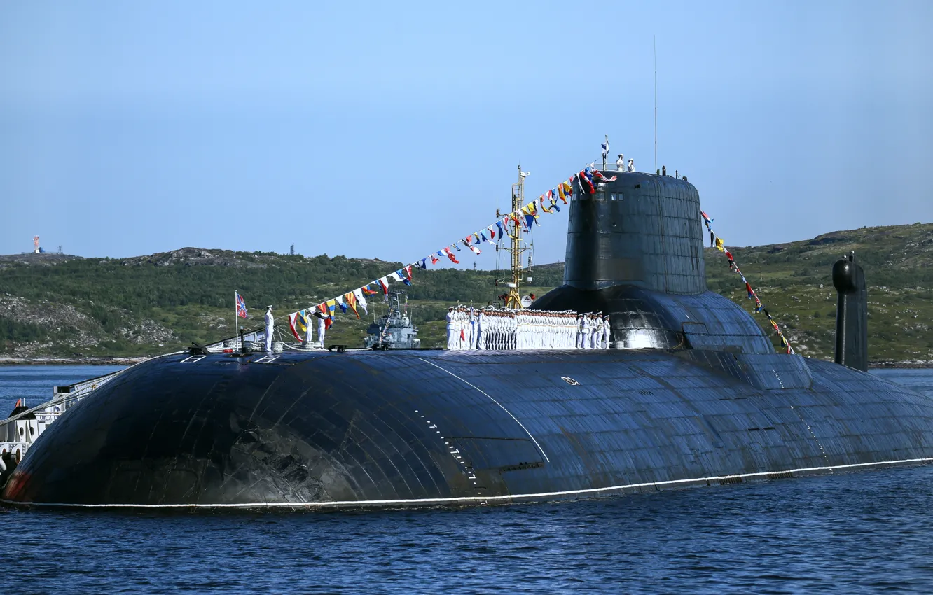 Photo wallpaper parade, Navy day, Dmitry Donskoy