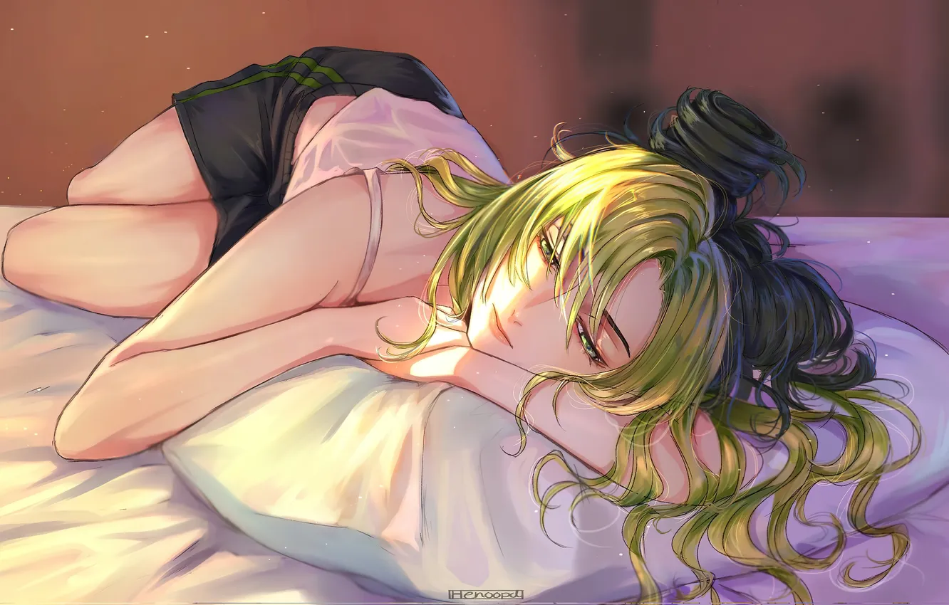 Photo wallpaper anime, beautiful, sweet, fan art, JoJo, anime girl, Character, Jolyne Cujoh