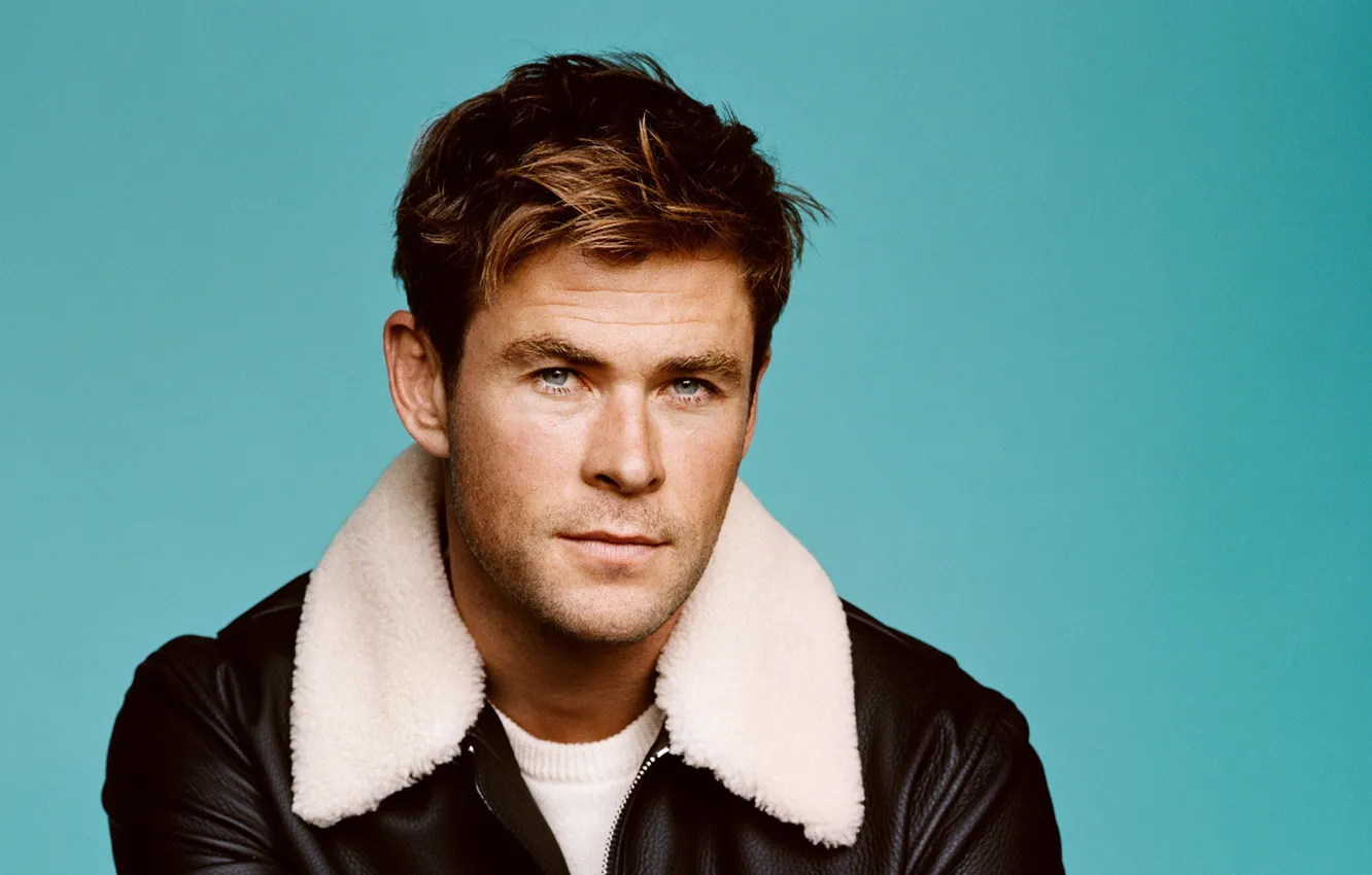 Photo wallpaper look, photo, jacket, male, beautiful, Chris Hemsworth, Chris Hemsworth
