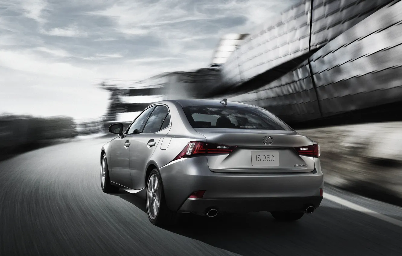 Photo wallpaper car, Lexus, rear view, wallpapers, new, IS 350, 2013