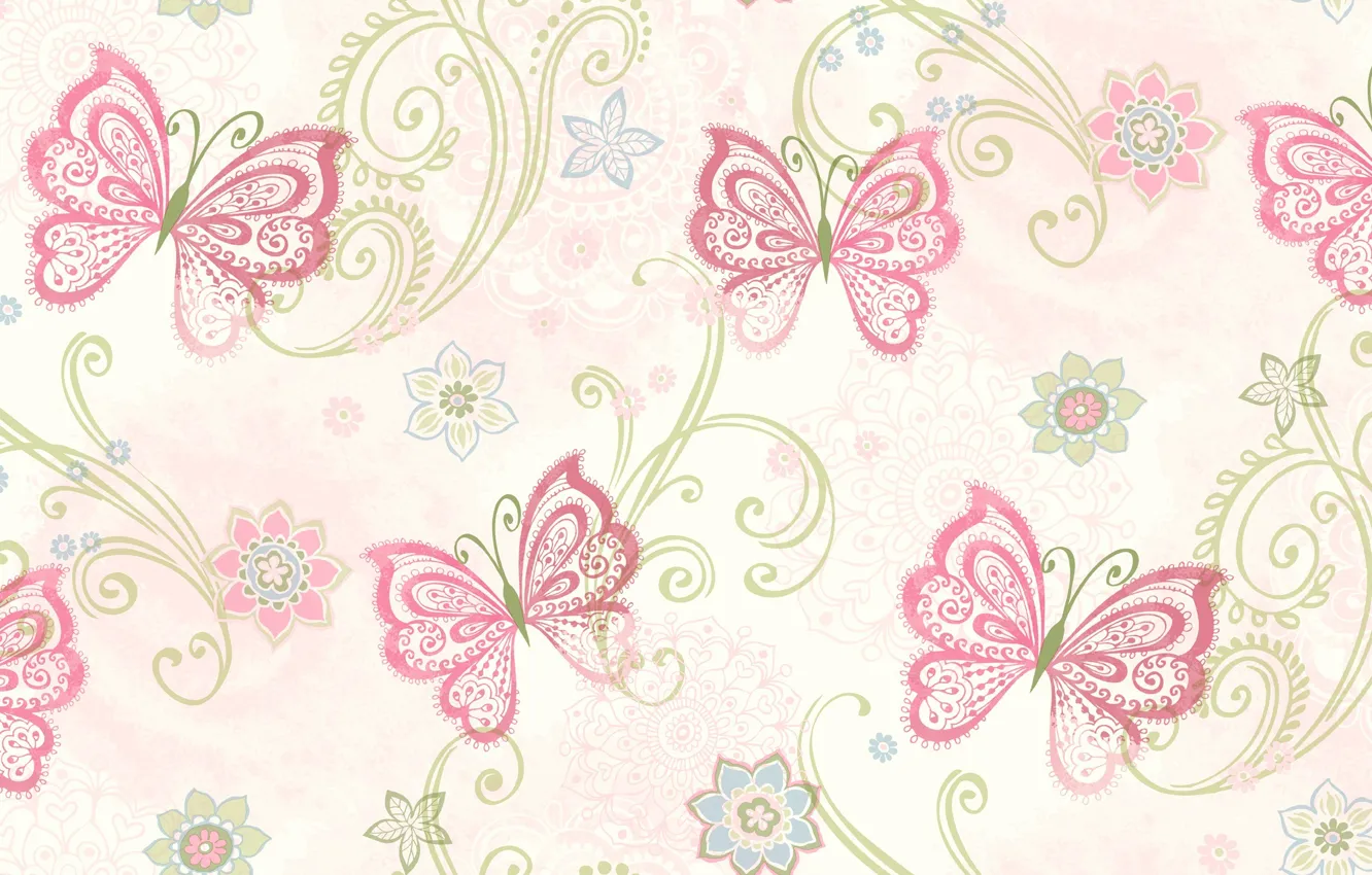 Photo wallpaper background, butterfly, texture, art