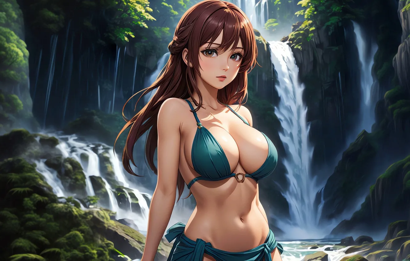 Photo wallpaper girls, anime, renderery, guxn