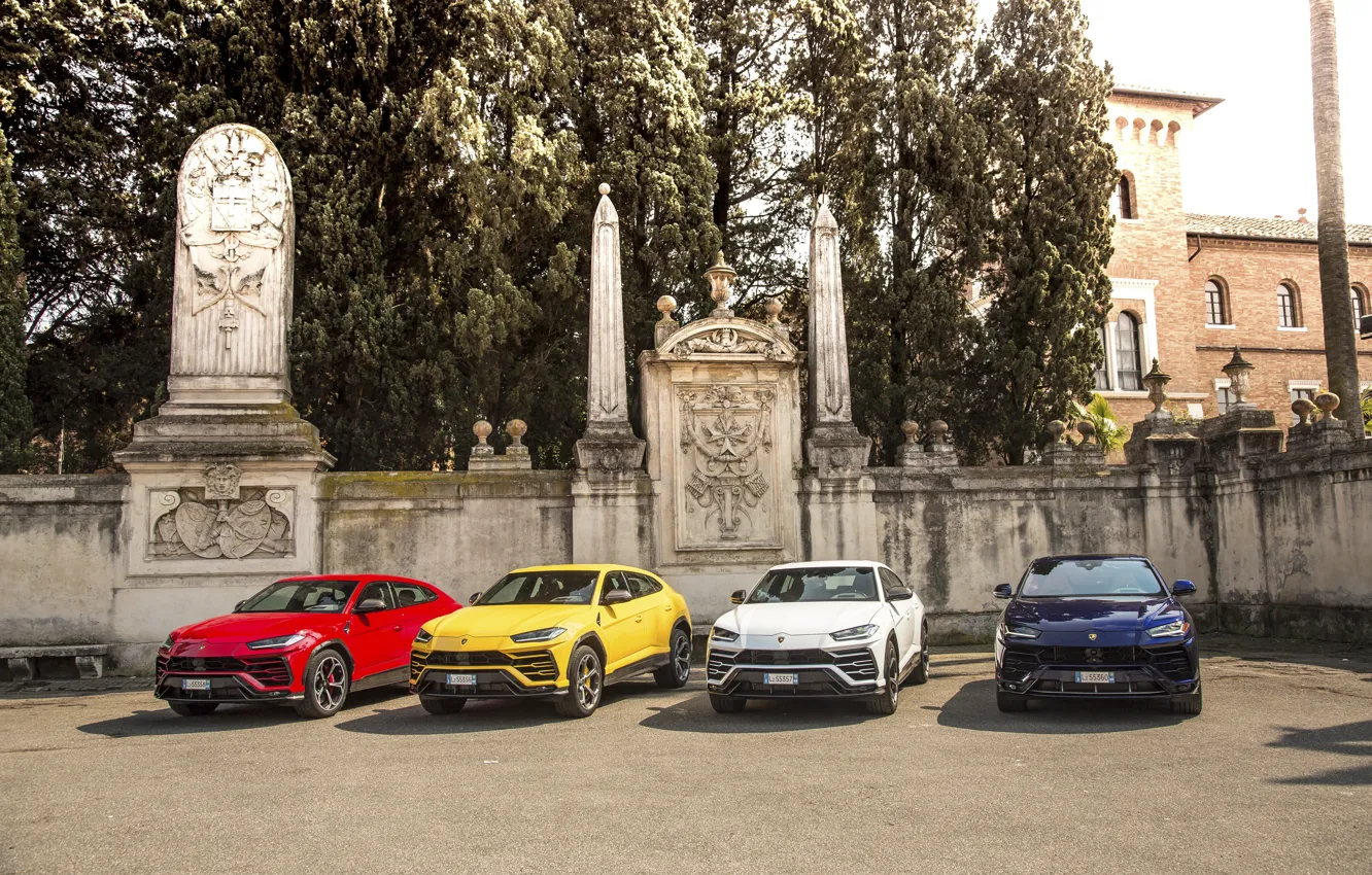 Photo wallpaper Lamborghini, Italy, 2018, crossover, Urus