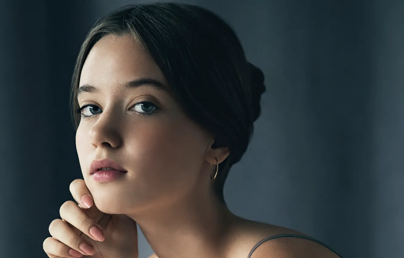 Photo wallpaper girl, model, hair, bundles, Portrait photography, Nikita Arzamasov