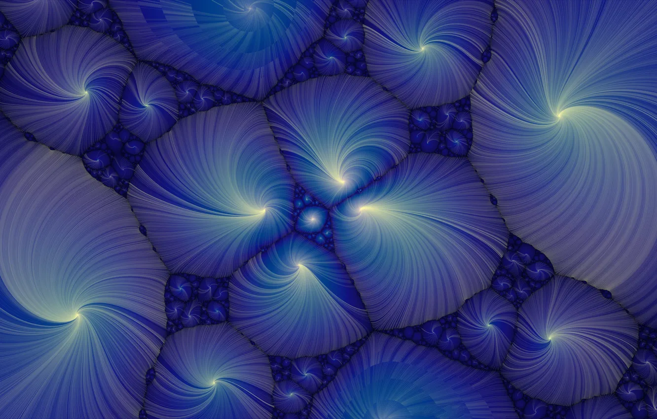 Photo wallpaper pattern, fractal, the volume