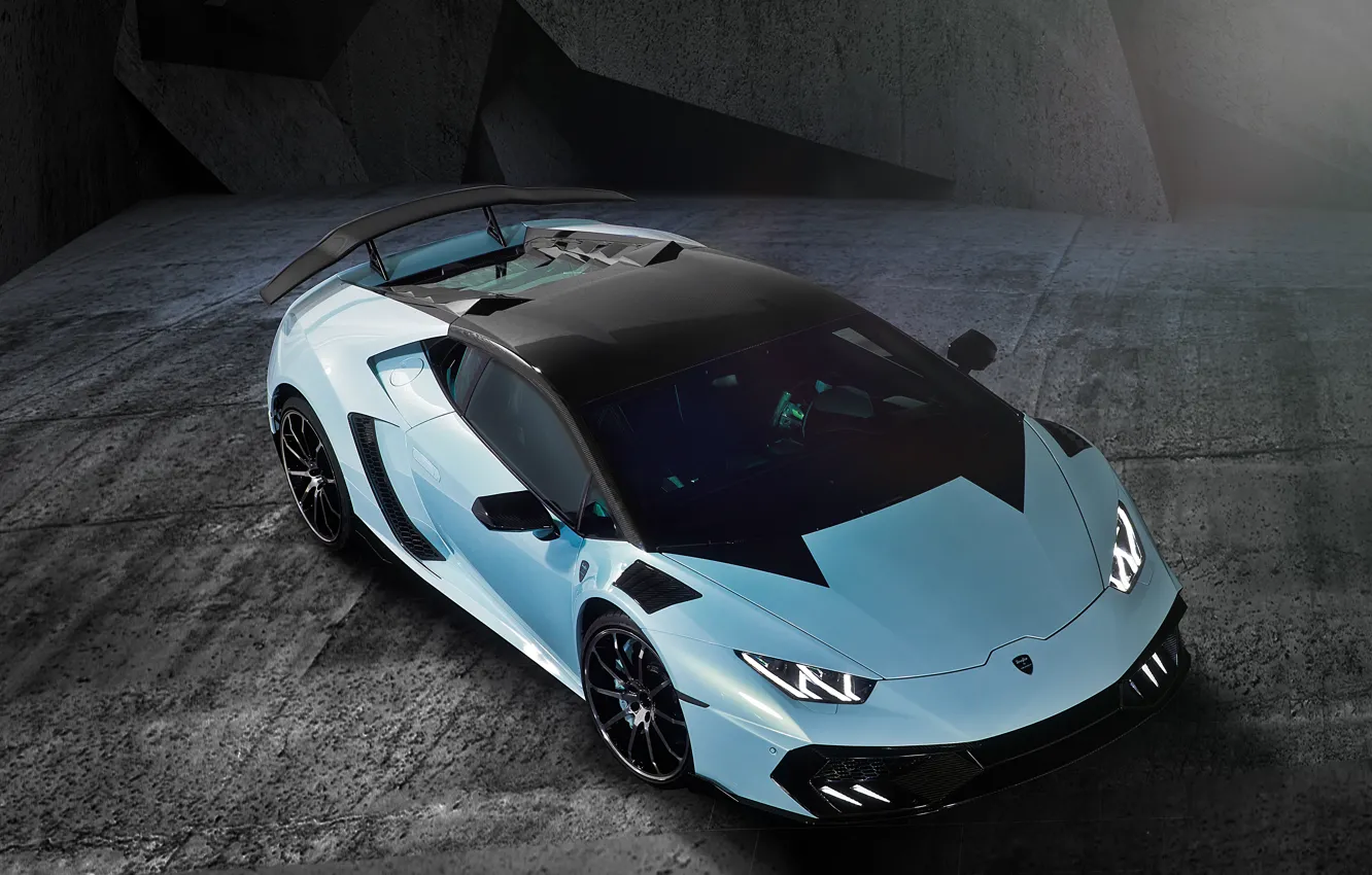 Photo wallpaper Lamborghini, View, Mansory, Supercar, Huracan, Top, Torofeo, 1000HP