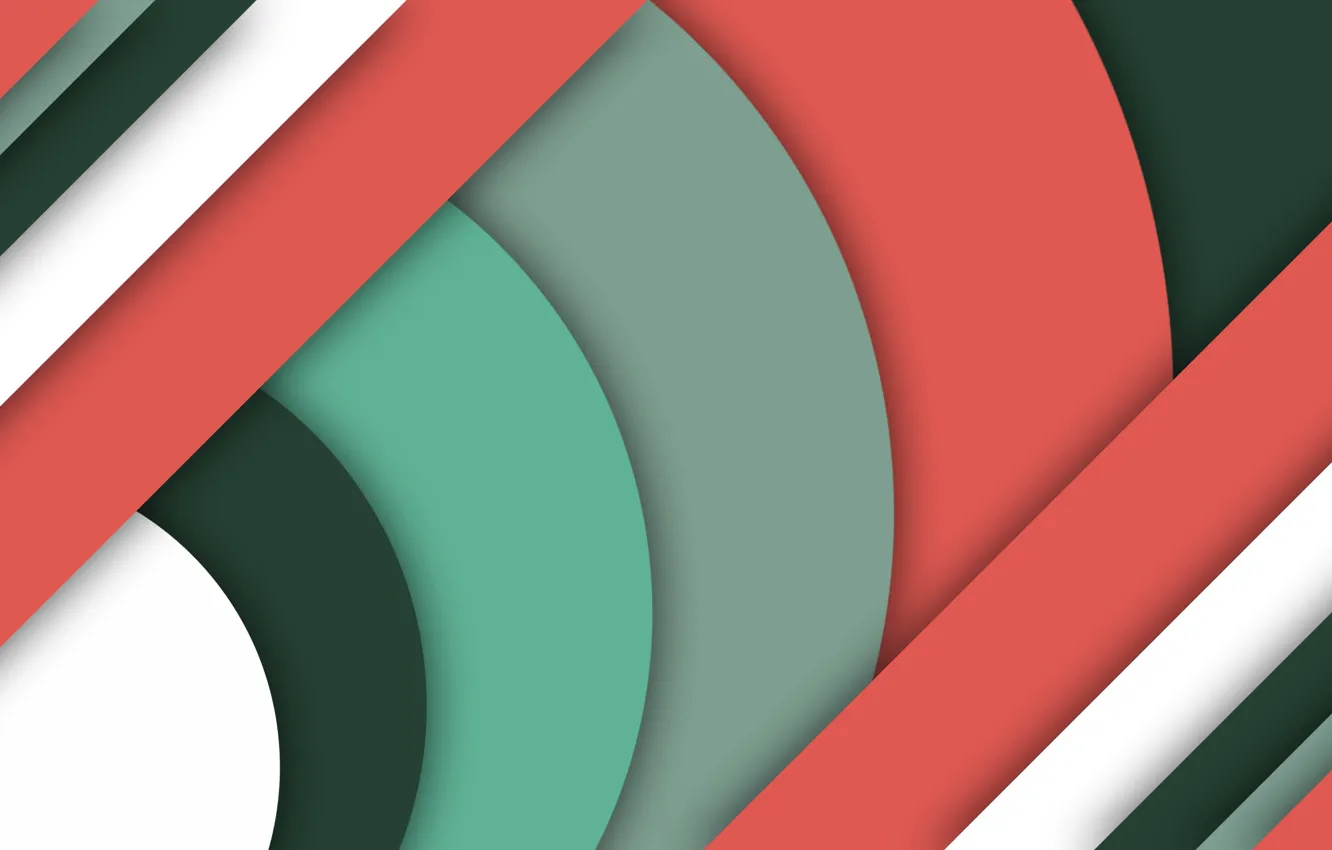 Photo wallpaper white, line, red, green, geometry, green, material