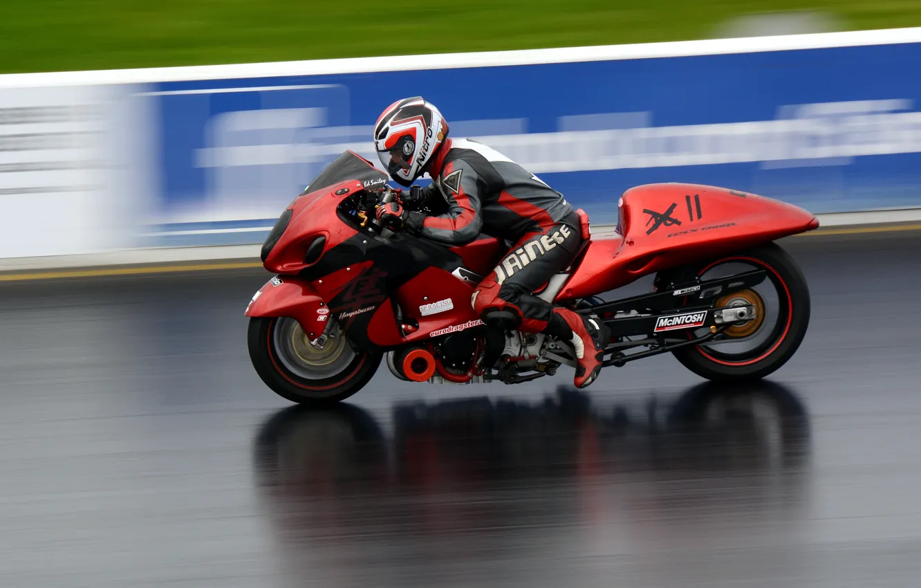 Photo wallpaper race, speed, motorcycle, bike