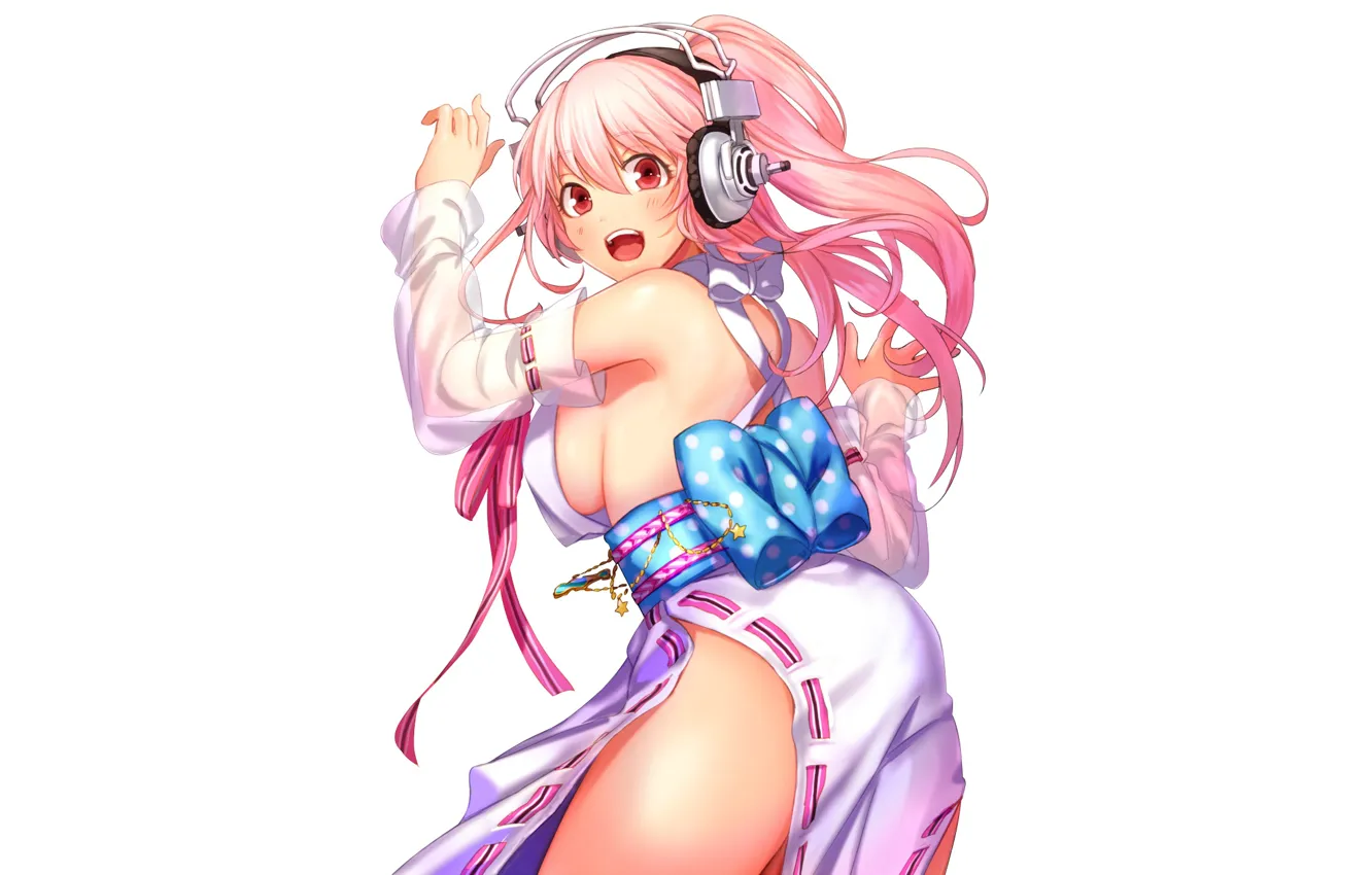 Photo wallpaper girl, background, Super Sonic