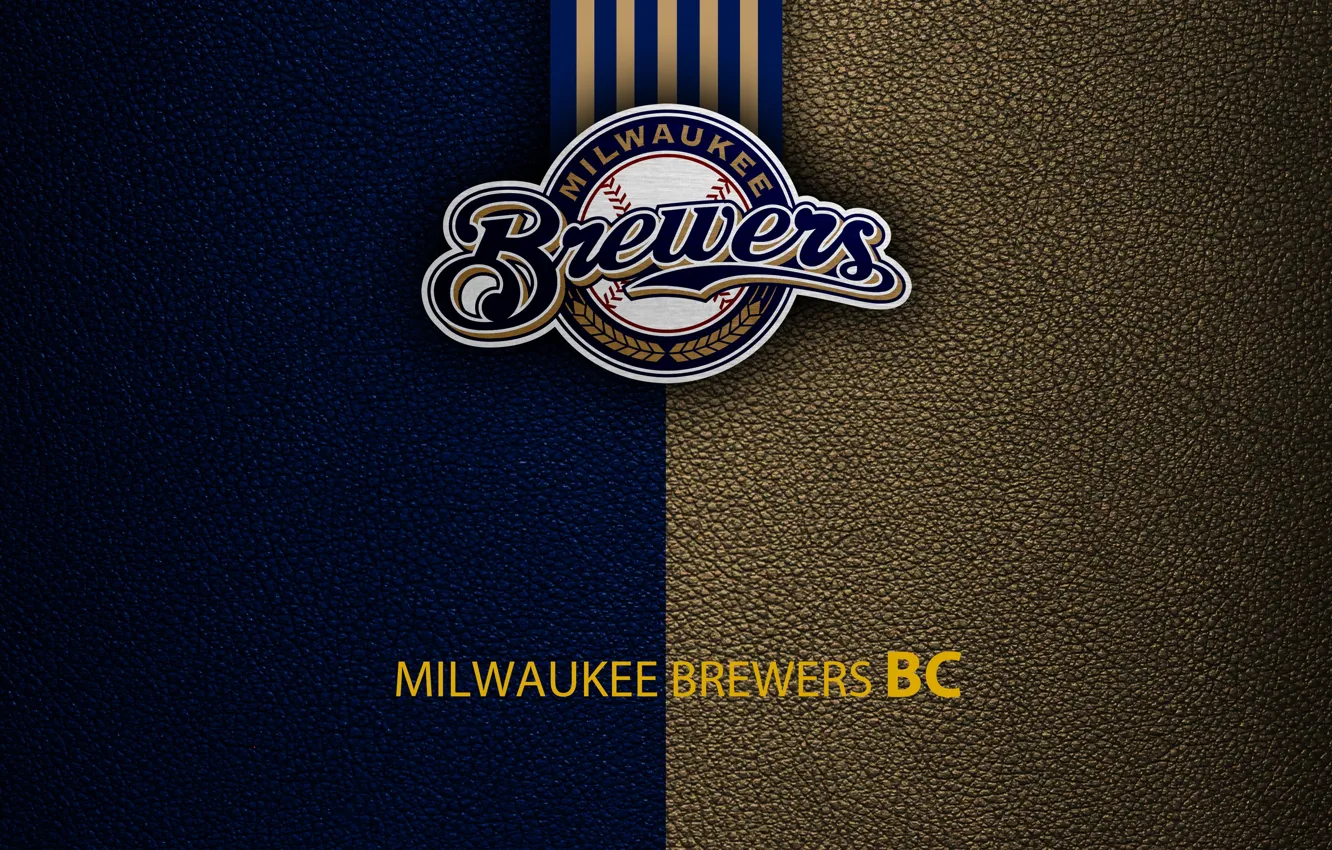 Photo wallpaper wallpaper, sport, logo, baseball, Milwaukee Brewers