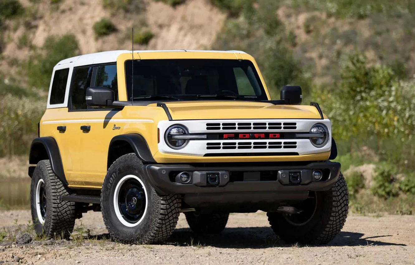 Photo wallpaper Ford, exterior, Limited, Bronco, Heritage, 2022