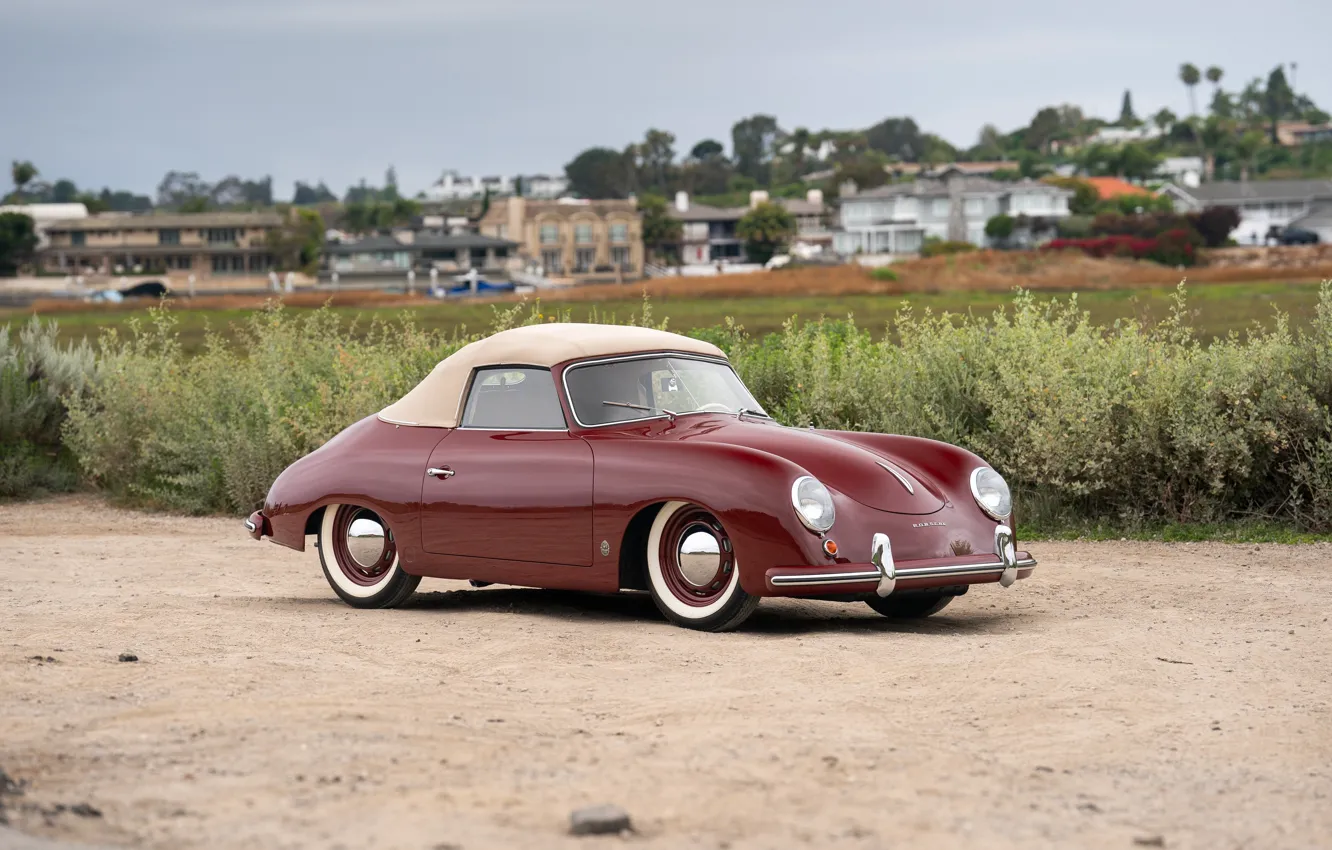 Photo wallpaper Porsche, 1953, 356, Porsche 356 1300 Cabriolet