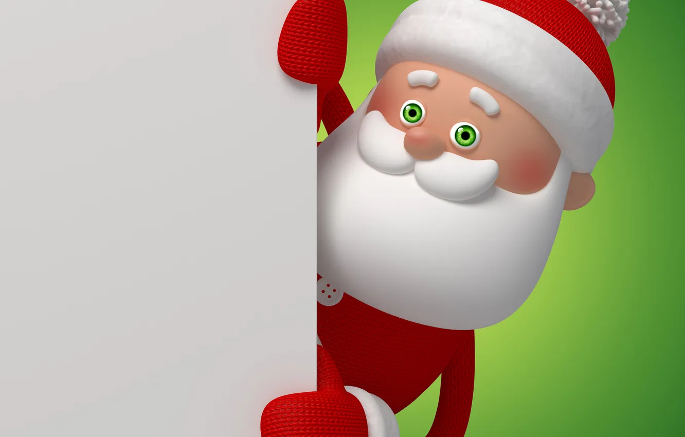 Photo wallpaper new year, Christmas, Santa Claus, Santa, Christmas, New Year, Santa Claus, santa