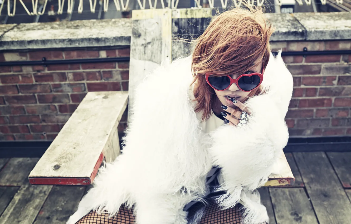 Photo wallpaper girl, beauty, singer, asian, glasses, stylish, Kpop, Sistar