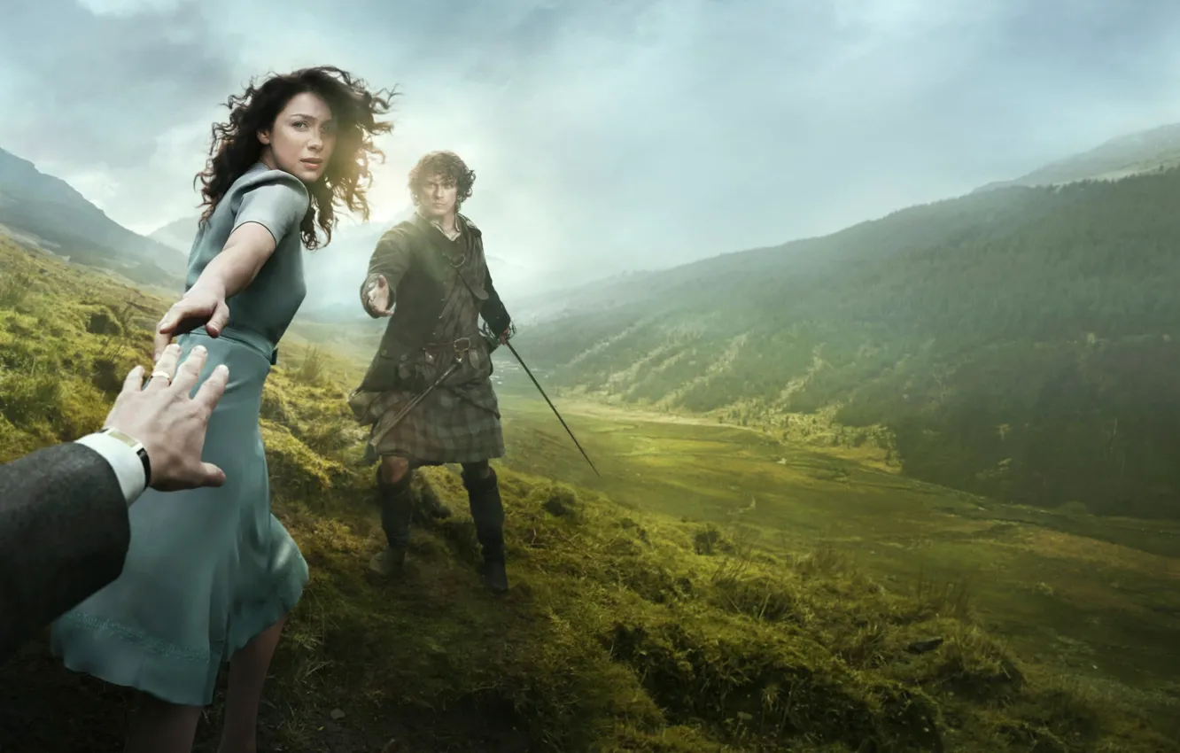 Photo wallpaper fiction, the series, romance, drama, Outlander, 2014, Stranger, Caitriona Balfe