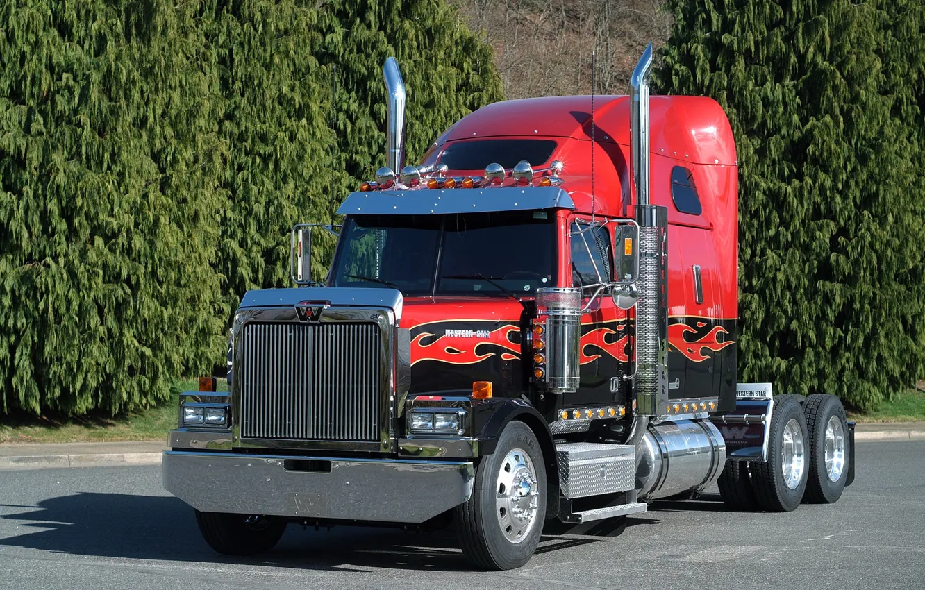 Photo wallpaper Truck, Grain, Western Star, 4900