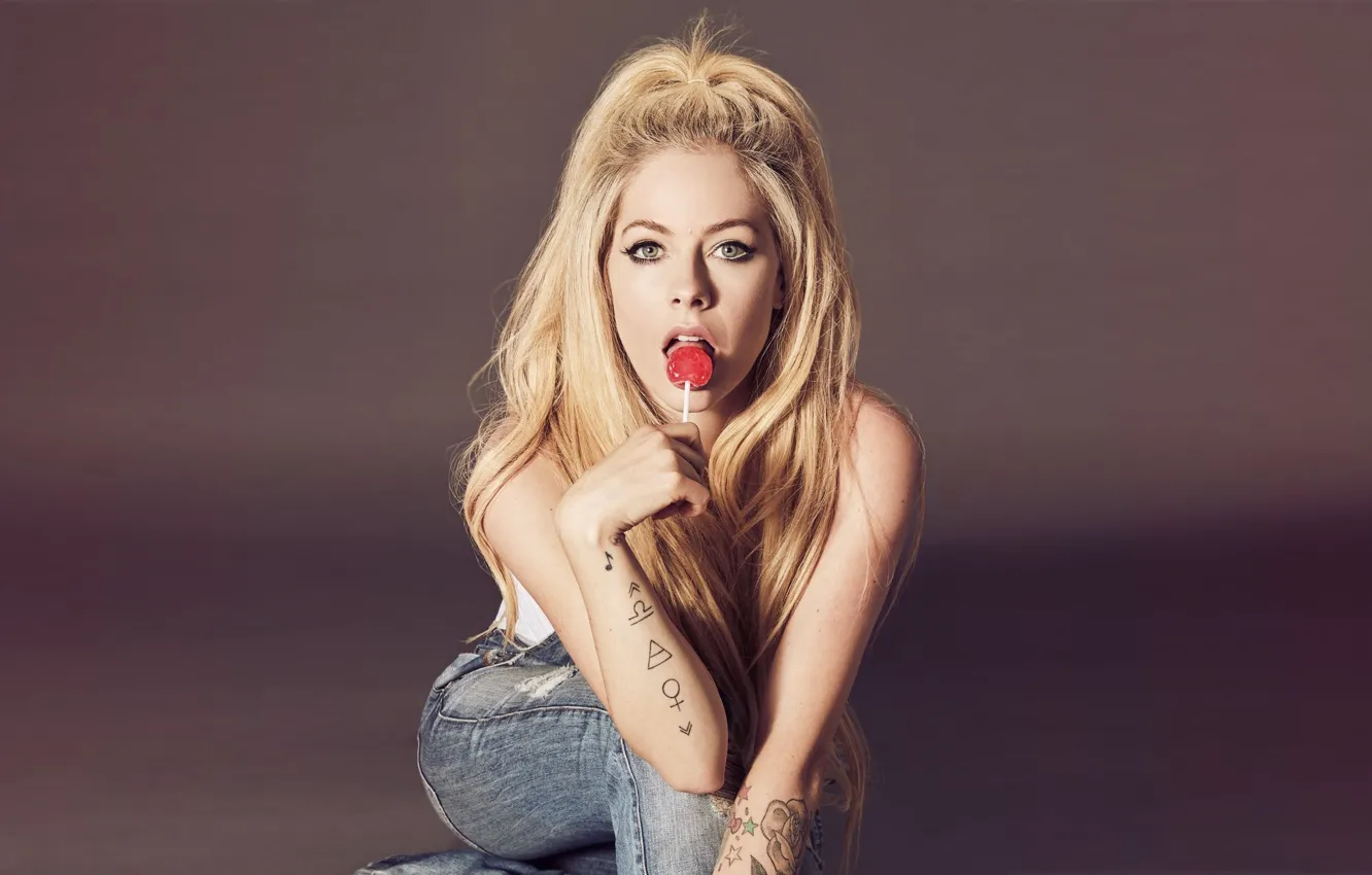Photo wallpaper wallpaper, Avril Lavigne, Lollipop, 2019