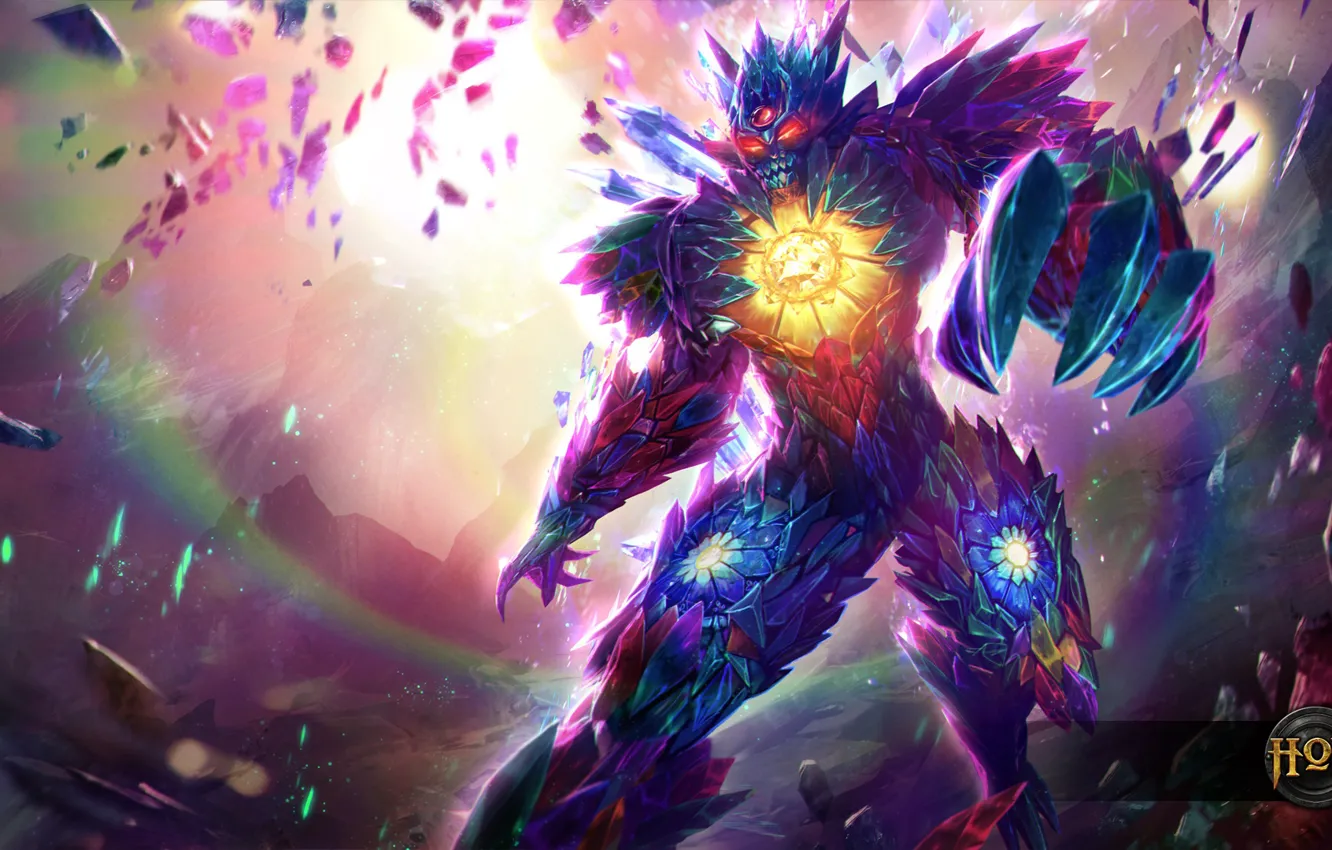 Photo wallpaper magic, art, crystal, Heroes of Newerth, mob, Adrenaline, Sanctum