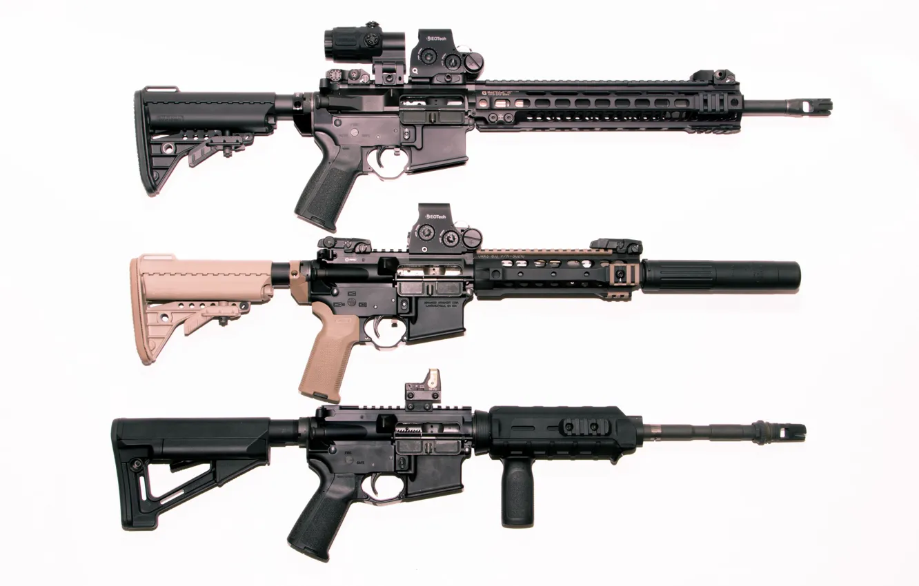 Photo wallpaper weapons, rifle, AR-15, assault