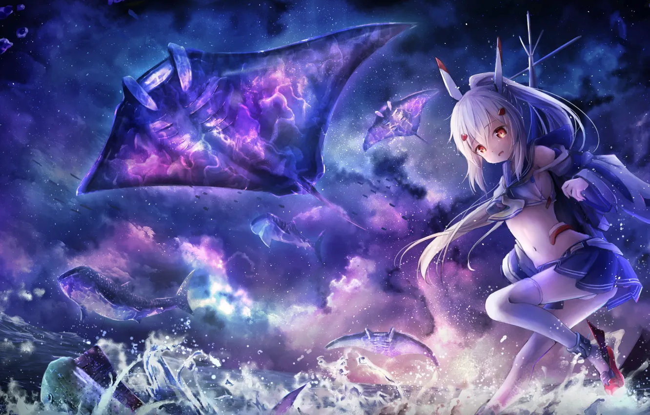 Photo wallpaper fantasy, girl, SKAT, Azur Lane