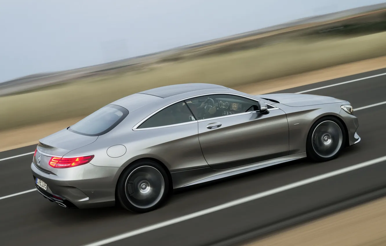 Photo wallpaper Mercedes, Mercedes, Coupe, S500, five hundredth, luxury coupe