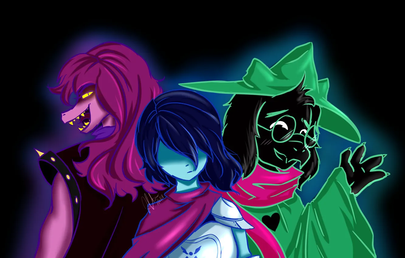 Photo wallpaper background, the game, characters, Deltarune