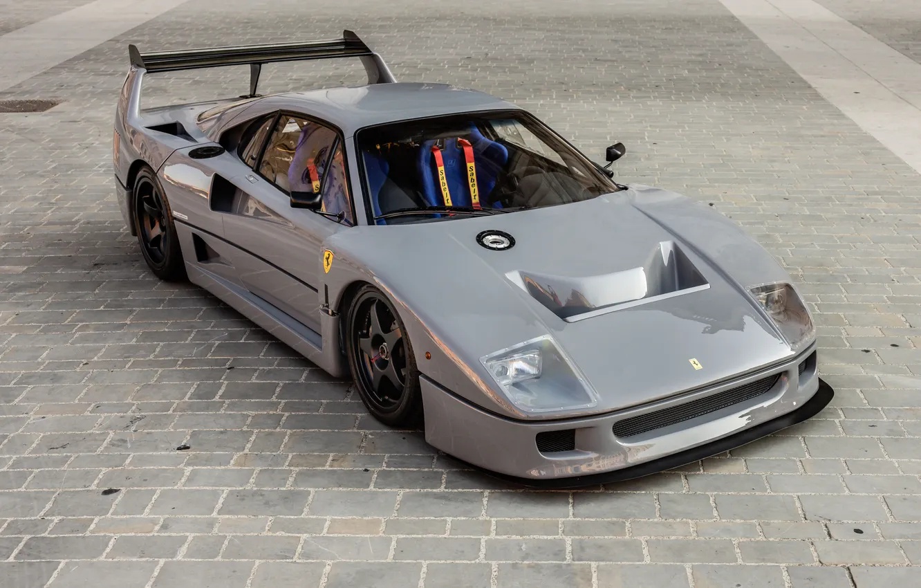 Photo wallpaper Ferrari, F40, 1993, Ferrari F40 Competizione by Cavallino Racing