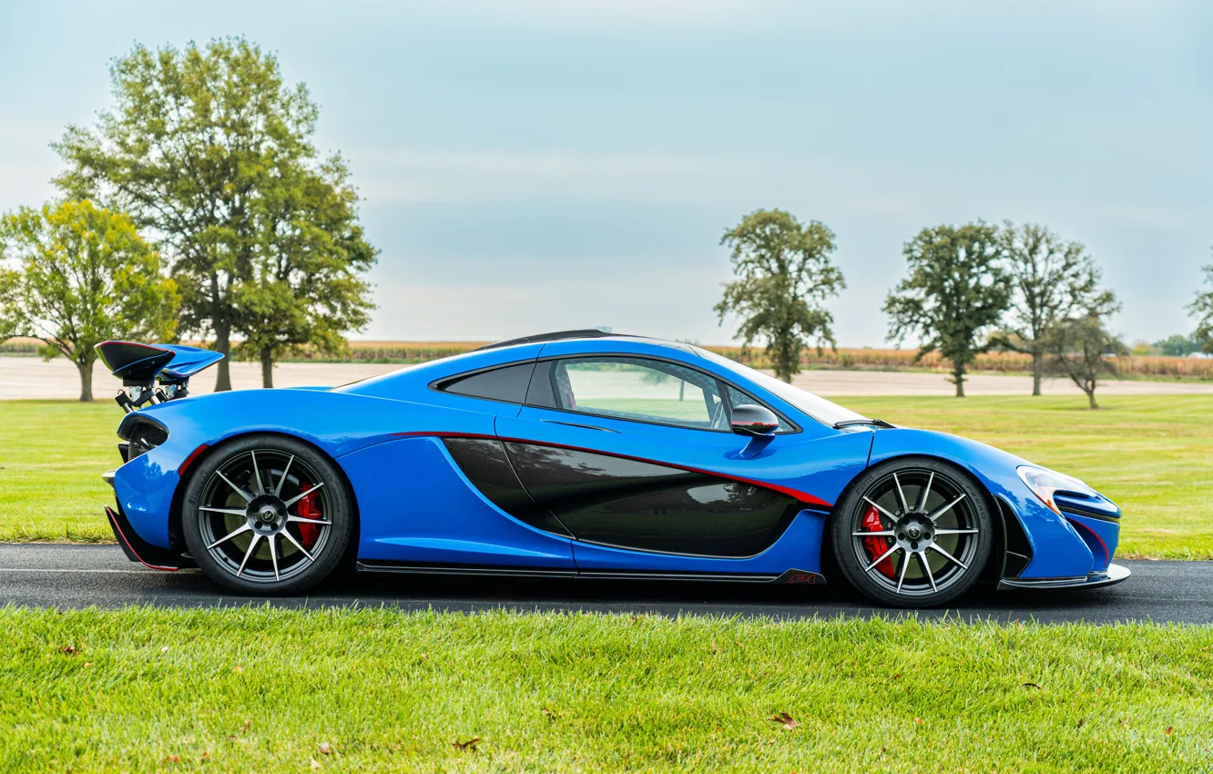 Photo wallpaper McLaren, McLaren P1, side view, P1