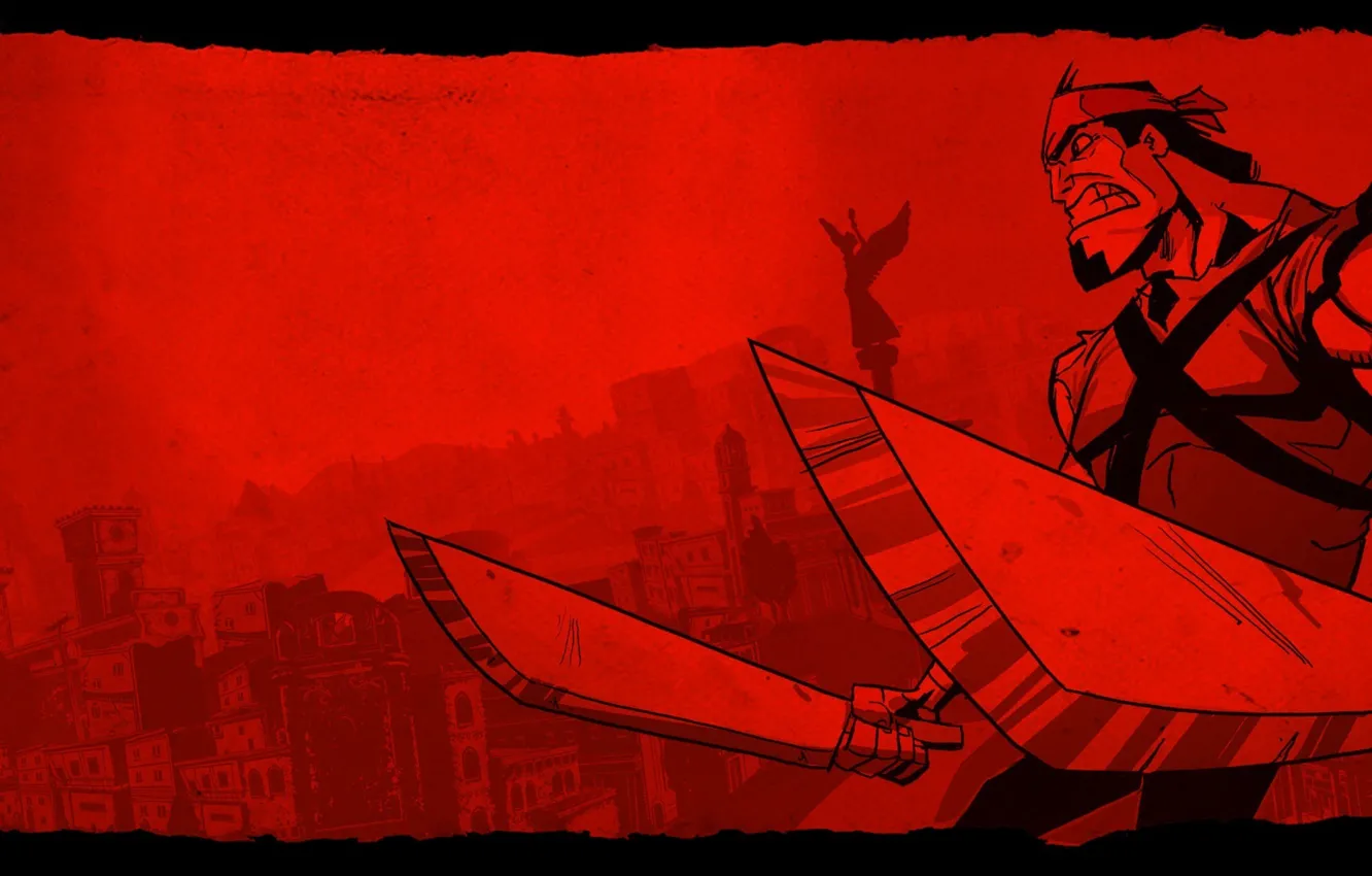 Photo wallpaper red, Schenk, Shank