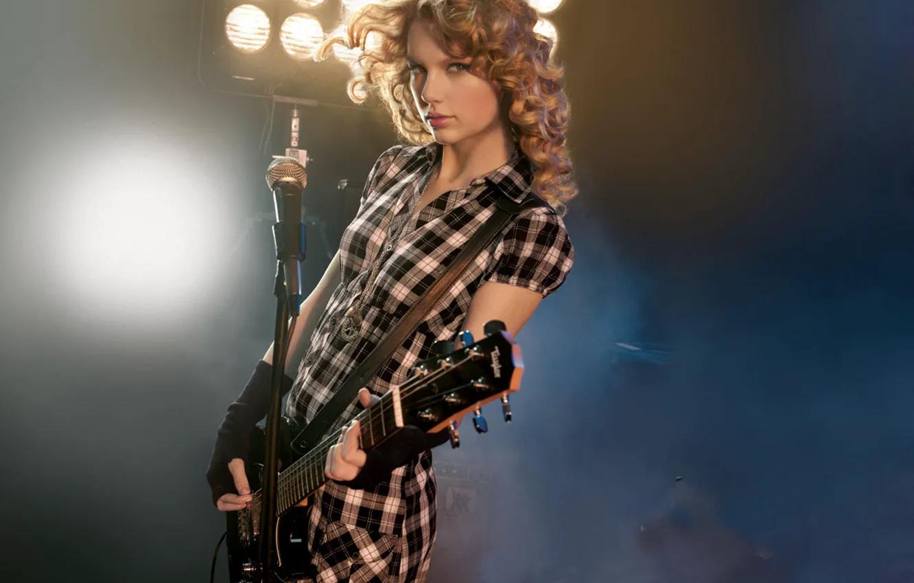 Photo wallpaper guitar, singer, Taylor, Swift, Alison