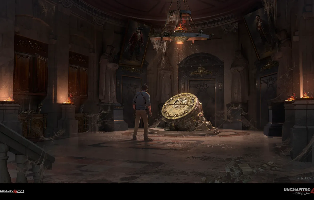 Photo wallpaper man, the room, Uncharted 4, Tower Basement, antananarivo basement