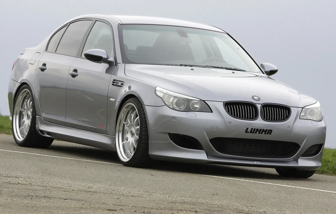 Photo wallpaper BMW, tuning, E60, Lumma