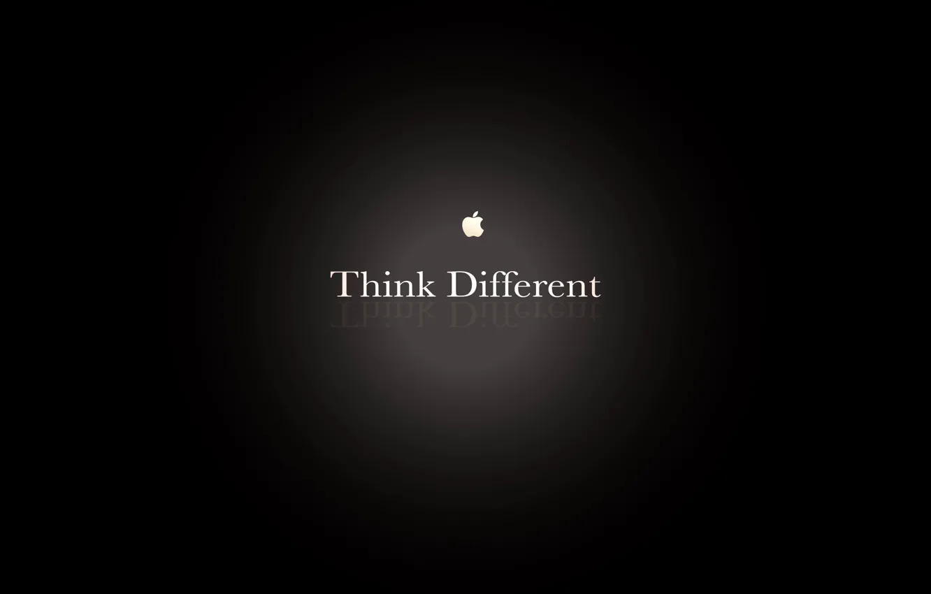 Photo wallpaper light, Apple, logo