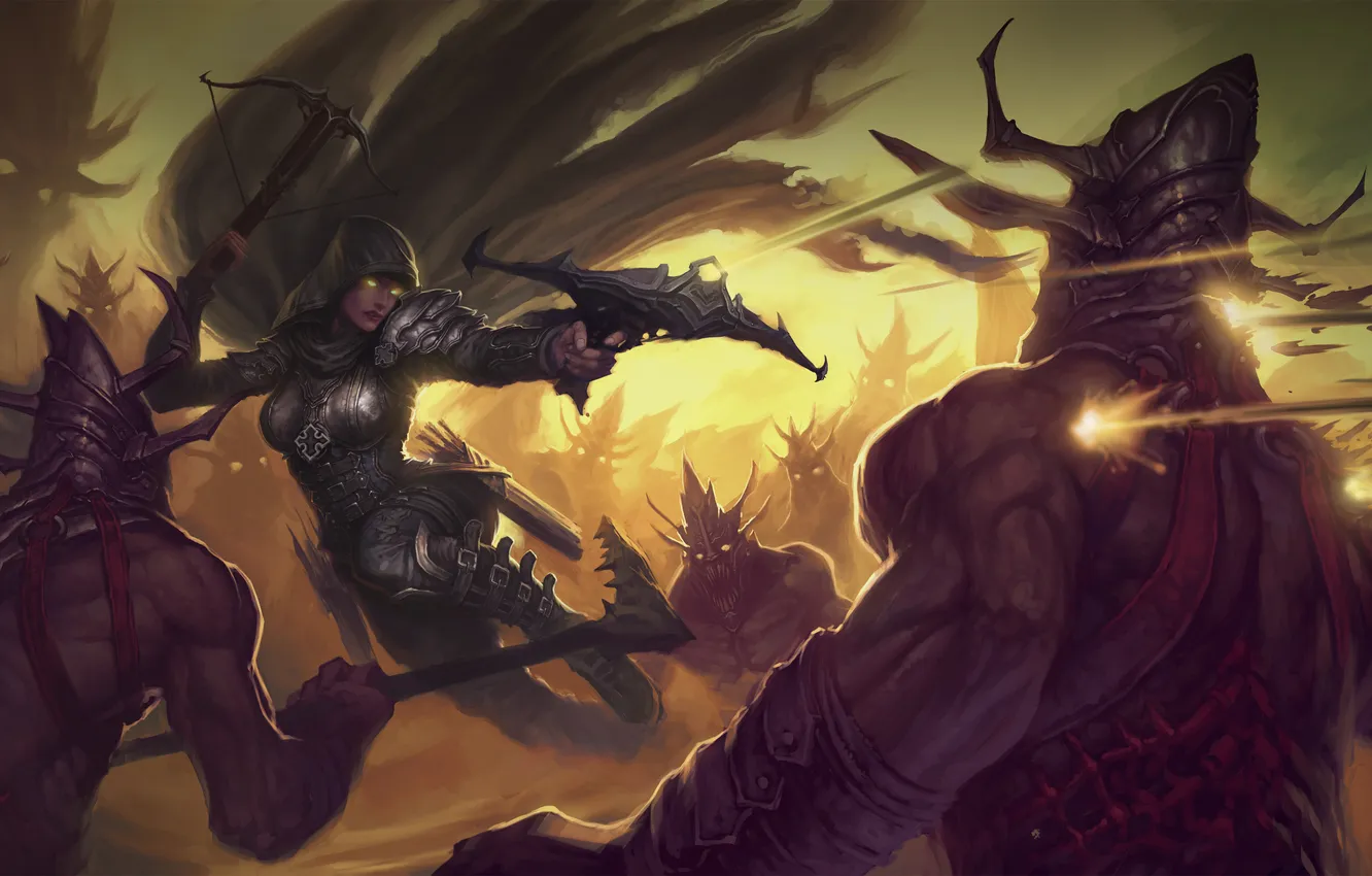 Photo wallpaper diablo, demon hunter, Demon Hunter