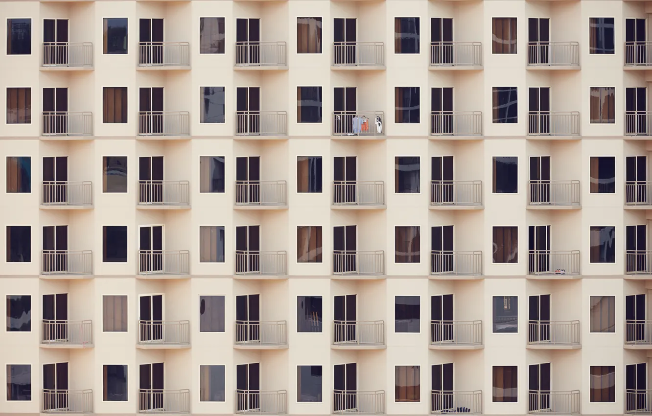 Photo wallpaper windows, building, construction