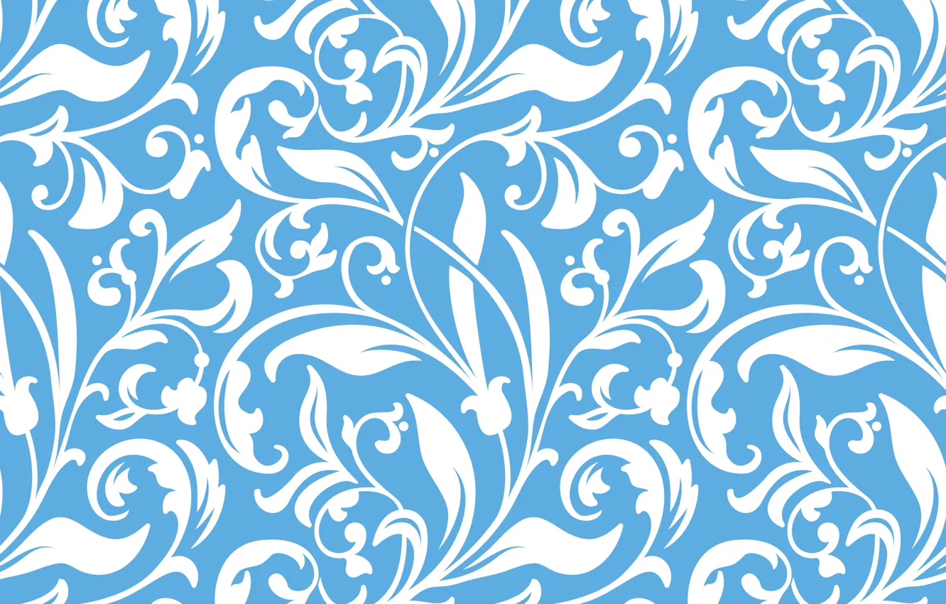 Photo wallpaper flowers, pattern, texture, seamless background