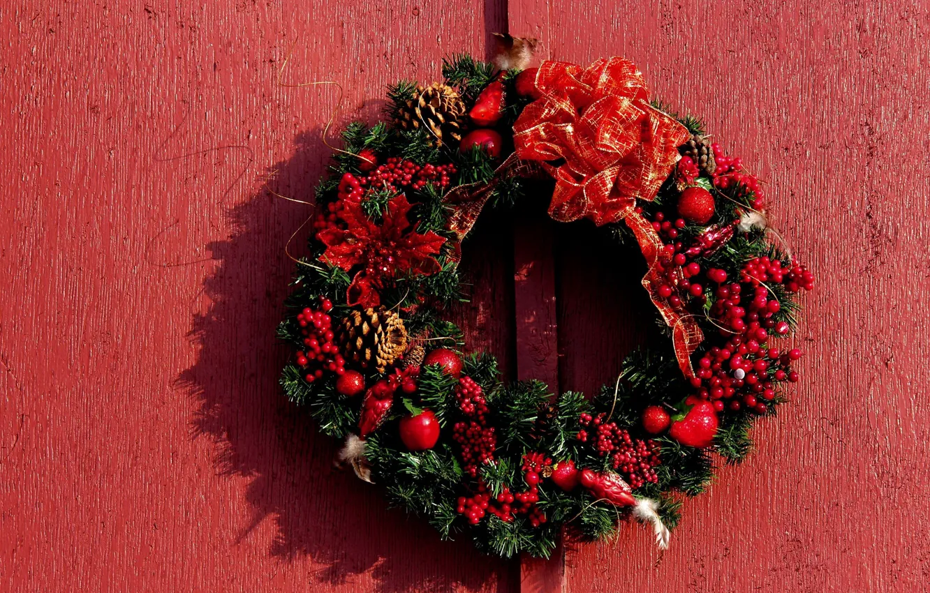 Photo wallpaper background, decoration, wreath, decoration