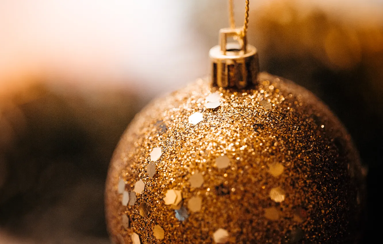 Photo wallpaper Christmas, ball, decorative